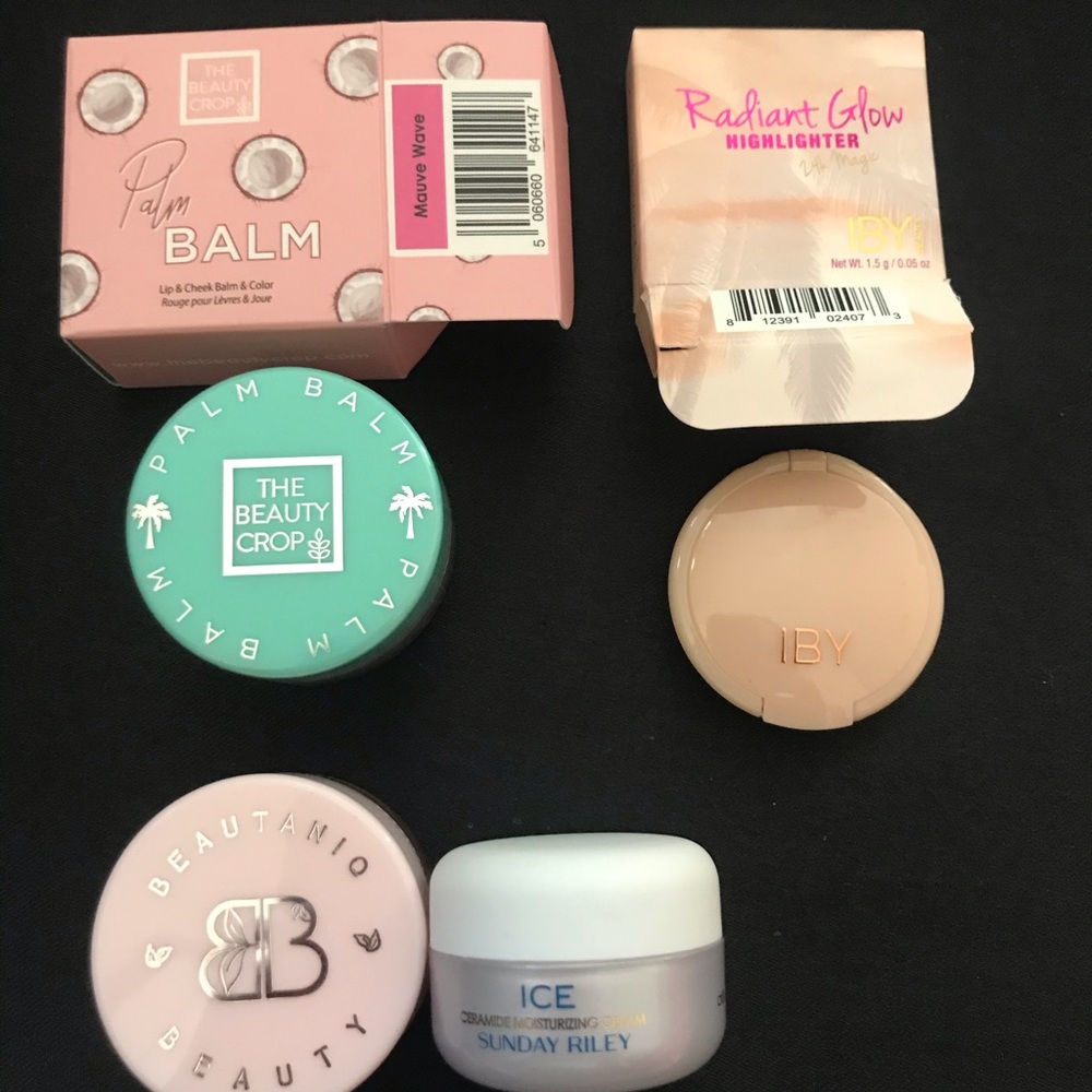 Balm, Highlighter, Moisturizing Cream (bundle 4)